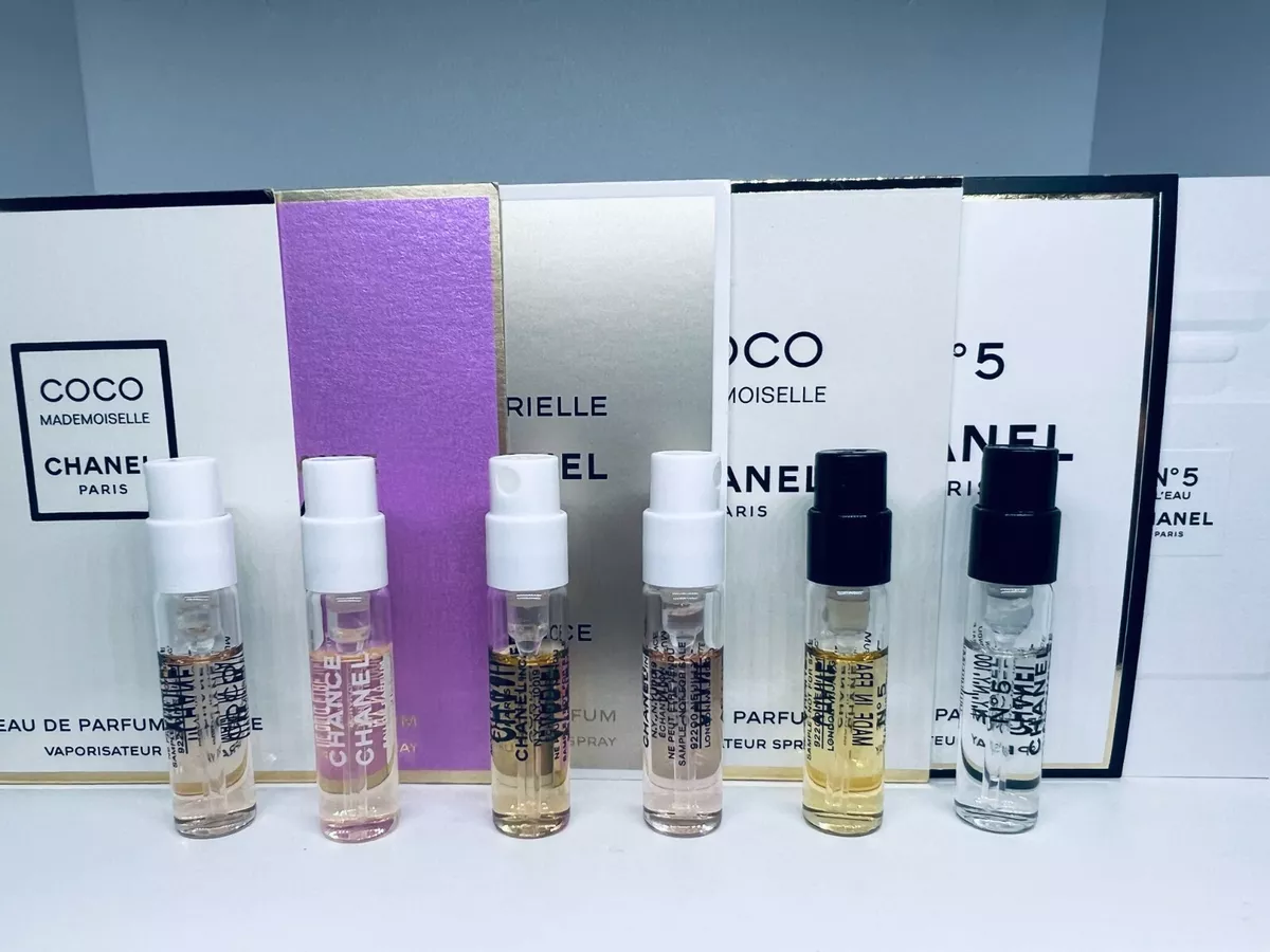 Chanel Perfume Collection For Women Sample Vials Spray 6Pc Set