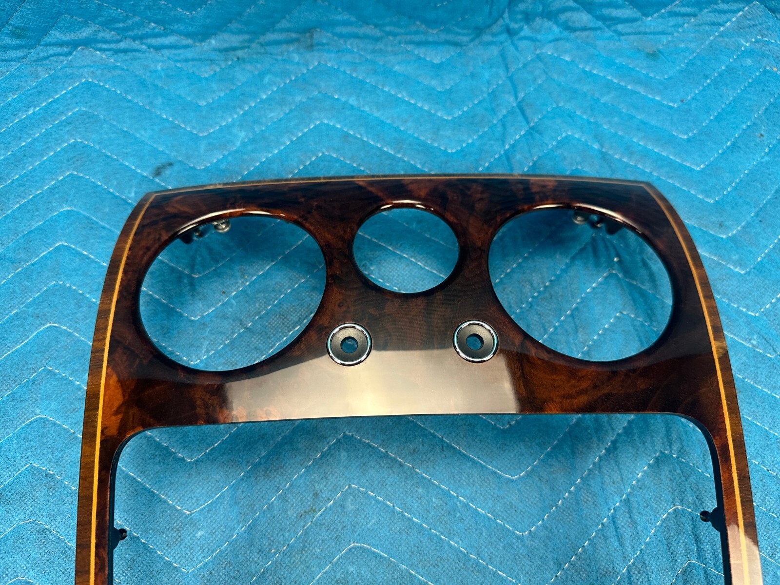 Bentley Continental Flying Spur Dash Center Wood Trim Bezel Panel 2006-2012 OEM