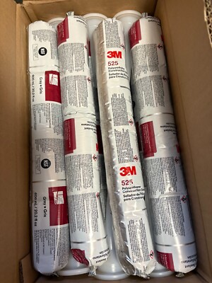 3M 525 Construction Sealant, 600 Ml, Sausapack, Gray, Polyurethane Base,525. 2pk