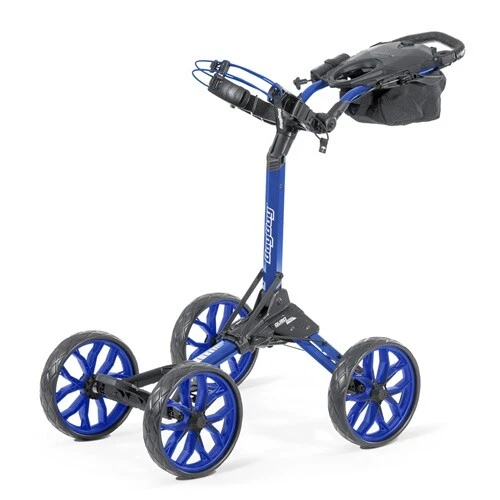 Bag Boy Quad Pro Push Cart - Royal/Black