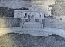 1917 Washington DC Joseph Pennell Illustrations Capitol White House Mall