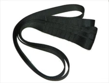 Hammock Tree Hugger Straps (pair) - 1" Black Polyester - Various Lengths 4-12 ft