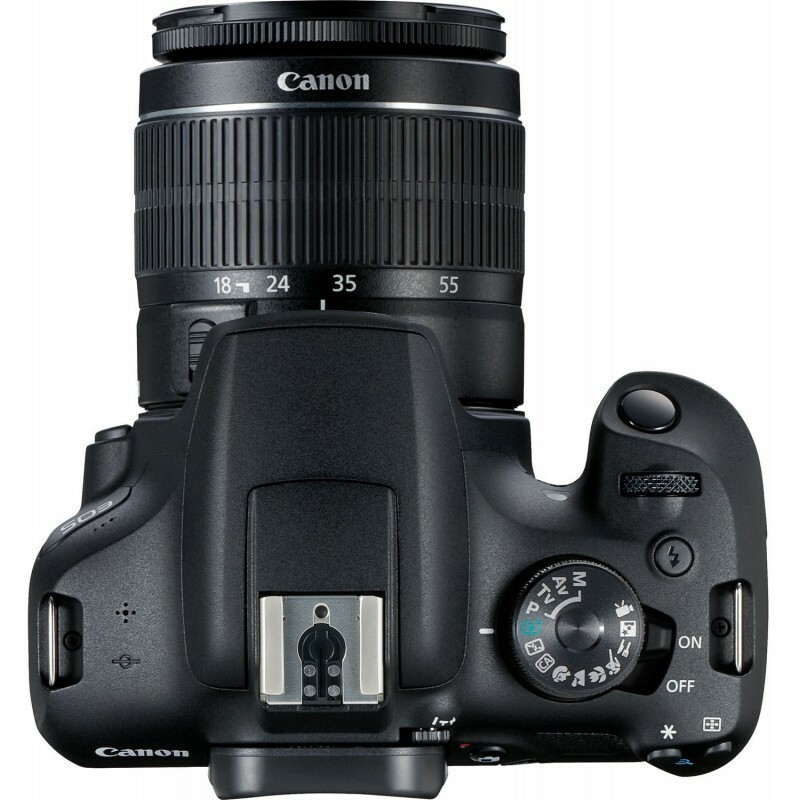 Canon EOS 2000D / Rebel T7 with EF-S 18-55mm III Lens + Sandisk