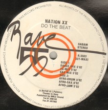 NATION XX - Do The Beat (Dance Mix) 1991 Rave 55 - Belgium - R 5503