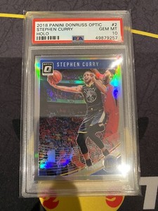 2018-19 DONRUSS OPTIC STEPHEN CURRY HOLO #2 PSA 10 GEM MINT 🔥🔥🔥