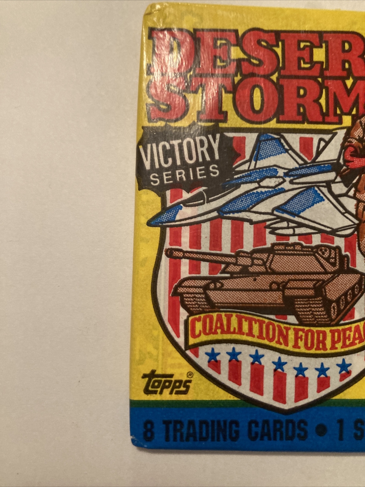 (1) Desert Storm Victory Series Trading Card Sealed Wax Pack 1991 Topps