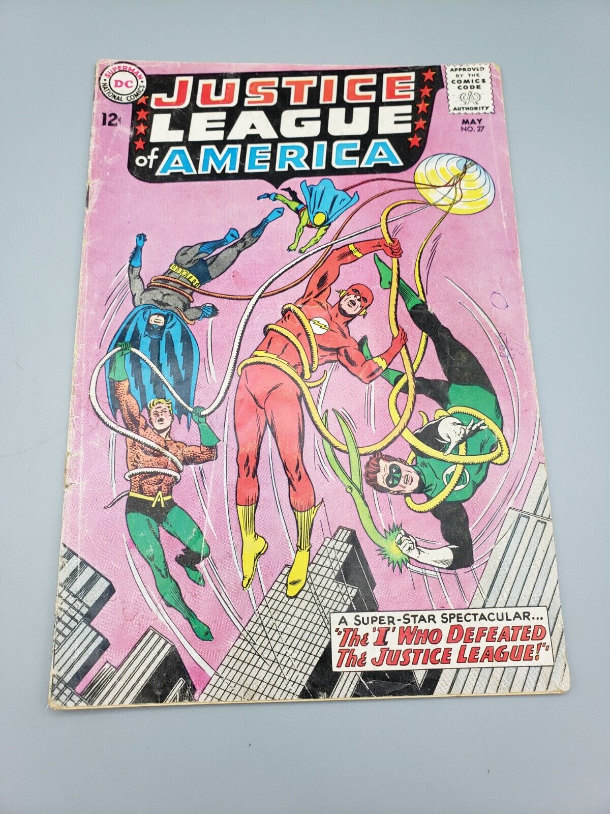 DC Comic Justice League Of America #27 May 1964 Illustrated Book