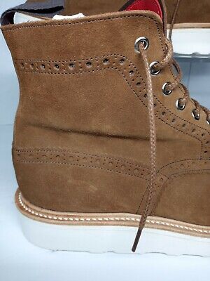 Junya Watanabe Man x Tricker's Snuff Repello Toe Cap Brogue Boots US 11.5