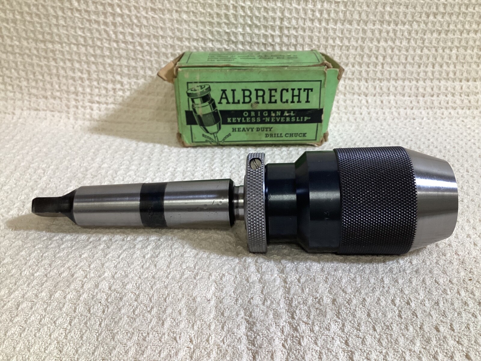 ALBRECHT KEYLESS DRILL CHUCK C130 1 MM - 13 MM FOR SOUTHBEND,BRIDGEPORT,LOGAN