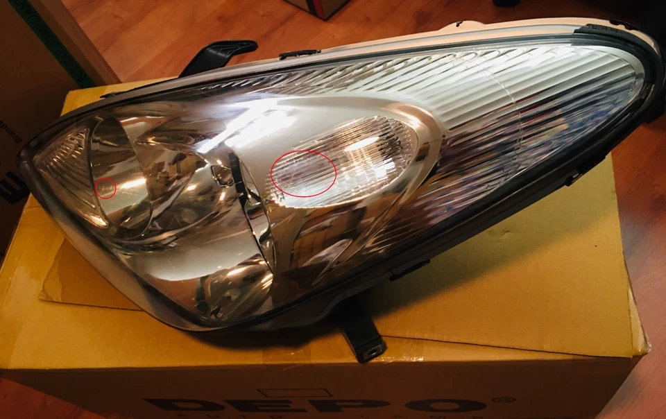 Conjunto de faros izquierdo/conductor Lexus ES300 2002-2004 base/sedán 4 puertas, sin HID Foto 2 de 4