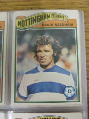 1978/1979 Nottingham Forest - Card No.167) Dave Needham - Topps Chewing Gum Tra