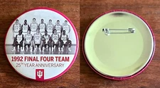 VINTAGE 1991 - 1992 Indiana University Hoosiers Basketball Reunion Button!
