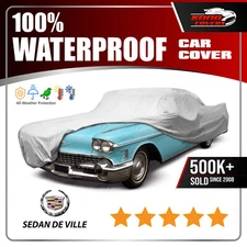 CADILLAC SEDAN DEVILLE 1955-1958 CAR COVER - 100% Waterproof 100% Breathable
