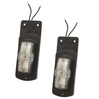 2 X Positionsleuchte 12V 24V Begrenzungsleuchten Weiß AnhäNger Wohnwagen LKW