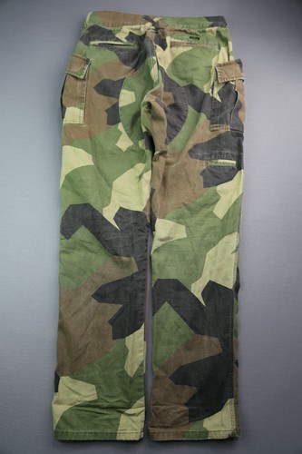 Pantalones de carga camuflados profundos para hombre 10 delgados verdes talla 32 (medida 30x29) con cremallera mosca - Imagen 6 de 8