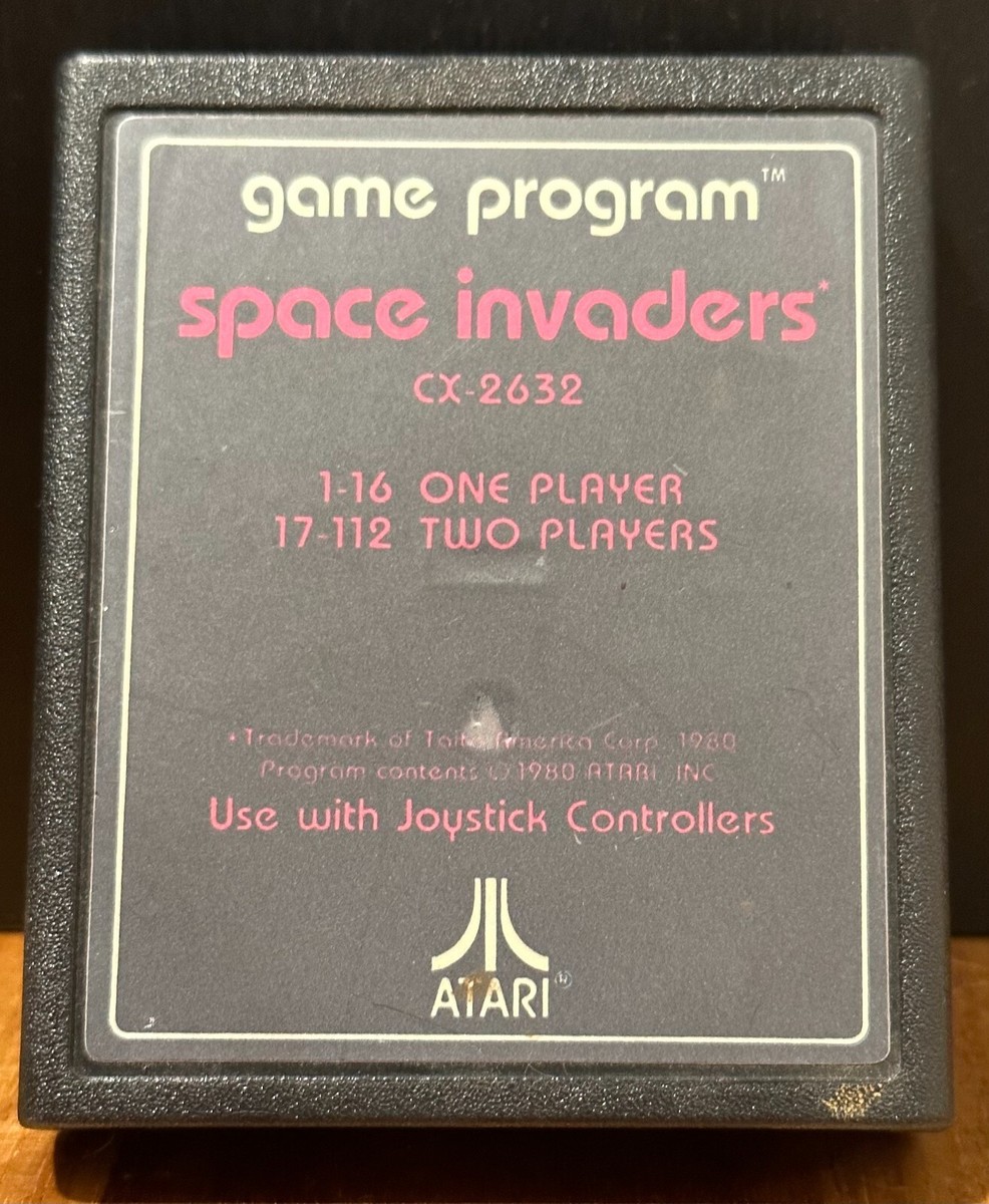 その他 ATARI SPACE INVADERS* CX2632 Vintage - ATARI 2600 VIDEO GAME - SPACE INVADERS - CX-2632