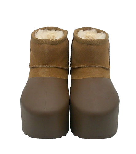 BOTAS UGG CLÁSICAS MINI BOMBEADAS MOLDEADAS TODO GENDAR CASTAÑO EE. UU. HOMBRES 9/MUJERES 10 - Imagen 2 de 5