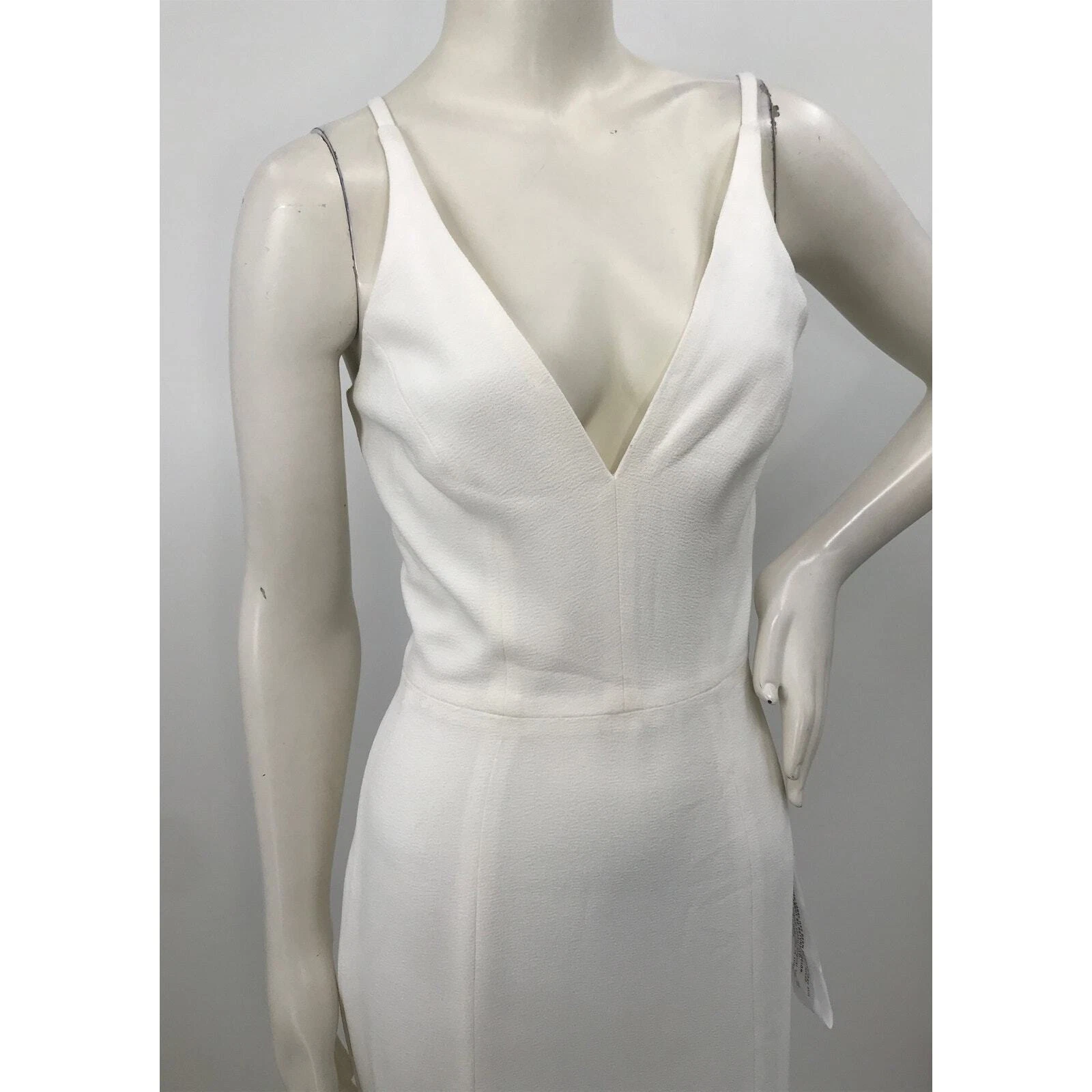 OFF WHITE Abito La Popolazione Iris Off White Formale Maxi Abito Taglia M Matrimonio