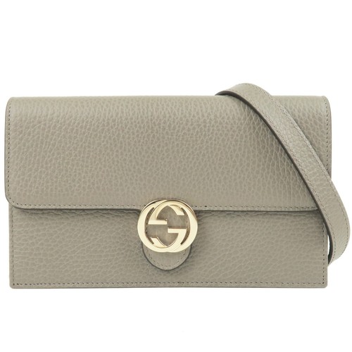 Authentic GUCCI Interlocking G Leather 
