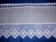 Produktbild - Bistrogardine    27 cm hoch   2x 95 cm   hellcreme