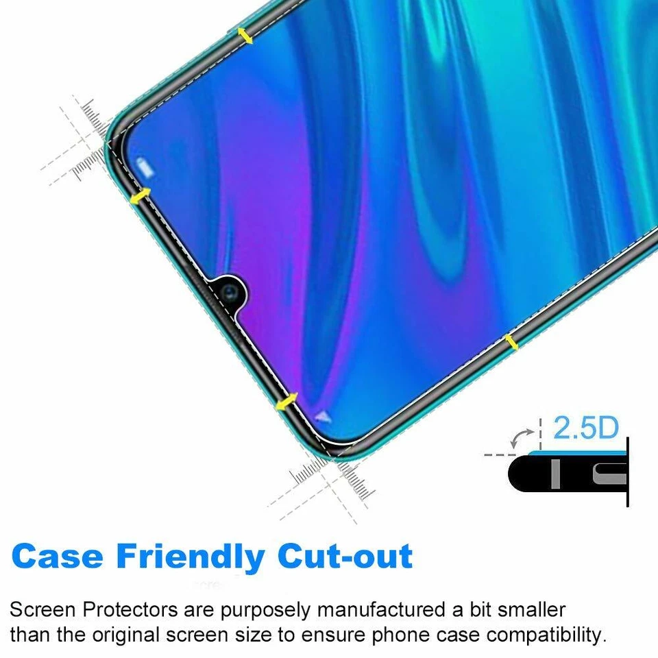 For Huawei P30 P20 P9 P8 Plus Lite P Smart 2019 Tempered Glass Screen Protector - Image 2 of 4