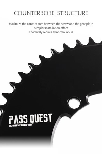 110BCD 4 Bolt Chainring for Shimano Ultegra 36T-60T Aero Bicycle Chainwheel - Picture 23 of 47