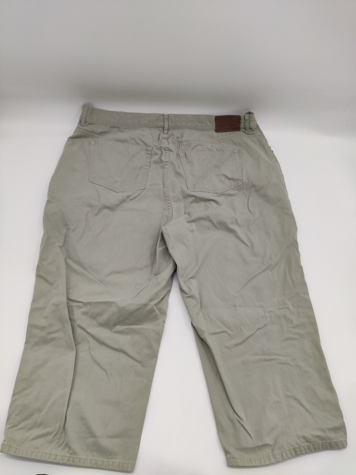 Lauren Jeans Co Pants Womens 16W Plus Green Jeans Straight Leg High