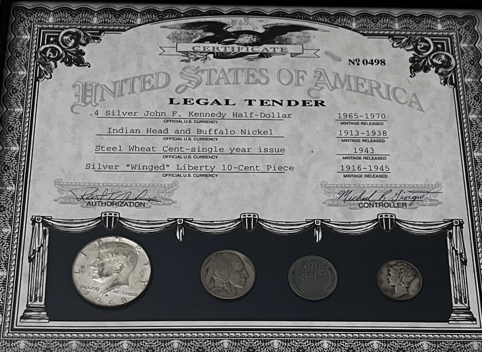 Legal Tender, US Mintage, Buffalo Nickel, 4 Rare Coins *•*• LOOK •*•* USA Money - Image 3 of 4