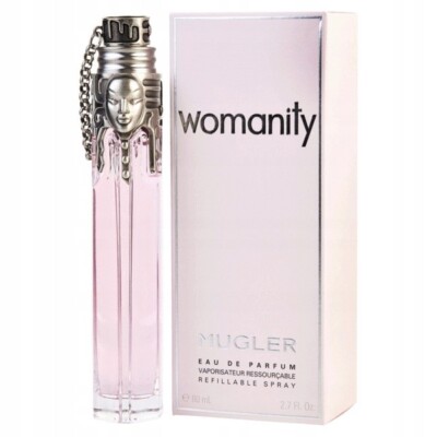    Womanity by Thierry Mugler Eau De Parfum Refillable Spray 80ml OVP Rarität   