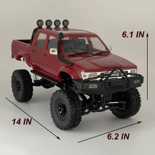 RC Crawler Scala 1/16 Telecomando Camion Fuoristrada WPL C64-1 RC Rock Crawler... - Foto 6 di 8
