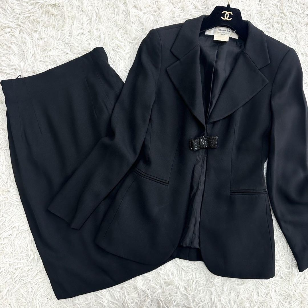 SAINT LAURENT Christian DIOR Galliano 2007 Set Gonna Giacca Bar Sartoriale US6 Made in France