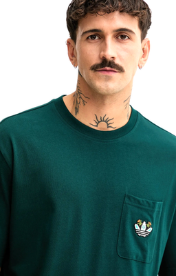 NEW MENS ADIDAS ORIGINALS MONOGRAM POCKET TREFOIL TEE SHIRT ~SIZE