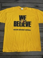 Golden State Warriors We Believe 2007 NBA Playoffs Oracle Arena T-Shirt XL