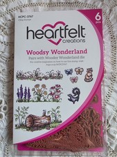 Heartfelt Creations  WOODSY WONDERLAND  Cling Stamps 6 Pieces HCPC-3767 NEW 