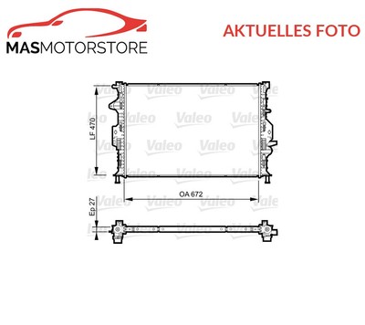 KÜHLER WASSERKÜHLER MOTORKÜHLER VALEO 735374 A FÜR FORD MONDEO IV,FOCUS III