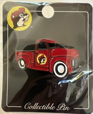 Buc-ee s Collectible Pin  Bucees Beaver Red Pick Up Truck Logo NIB Free Shipping