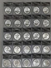 Lot of 25 SILVER EAGLE ANACS MS 69  ~~  NO SPOTS ~~ PRISTINE 1986 - 2010