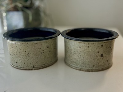 Vintage MCM Pair Porsgrunds Bowels Made In Norway