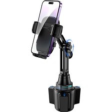 Universal Car Cup Phone Holder with Adjustable Neck - Safe Driving Companion