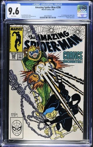 Amazing Spider-Man 298  CGC 9.6 NM+ White Pages