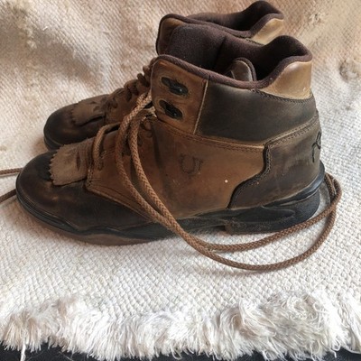 Roper Women's Horseshoe Kiltie Round Toe Hiking Ankle Sneakers Athletic  Sz 7.5