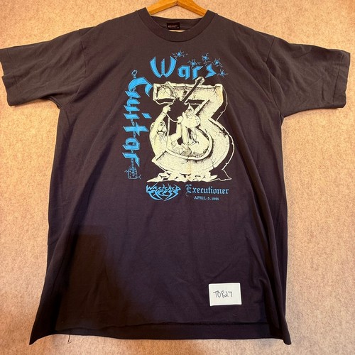 Vintage 1991 Guitar Wars 3 Shirt XL Screen Best Wretched Excess Executioner