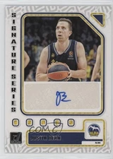 2023-24 Panini Donruss EuroLeague Signature Series Justin Bean #SS-BEA Auto 14dq