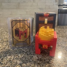 2025 McDonald's Minecraft Adult Happy Meal Fry Helmet Unused Code