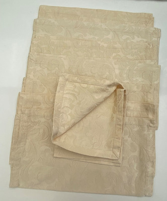 8 Stk. Serviette Elfenbein  Crem 35x40 cm Neu hochwertigem Baumwolle stopf