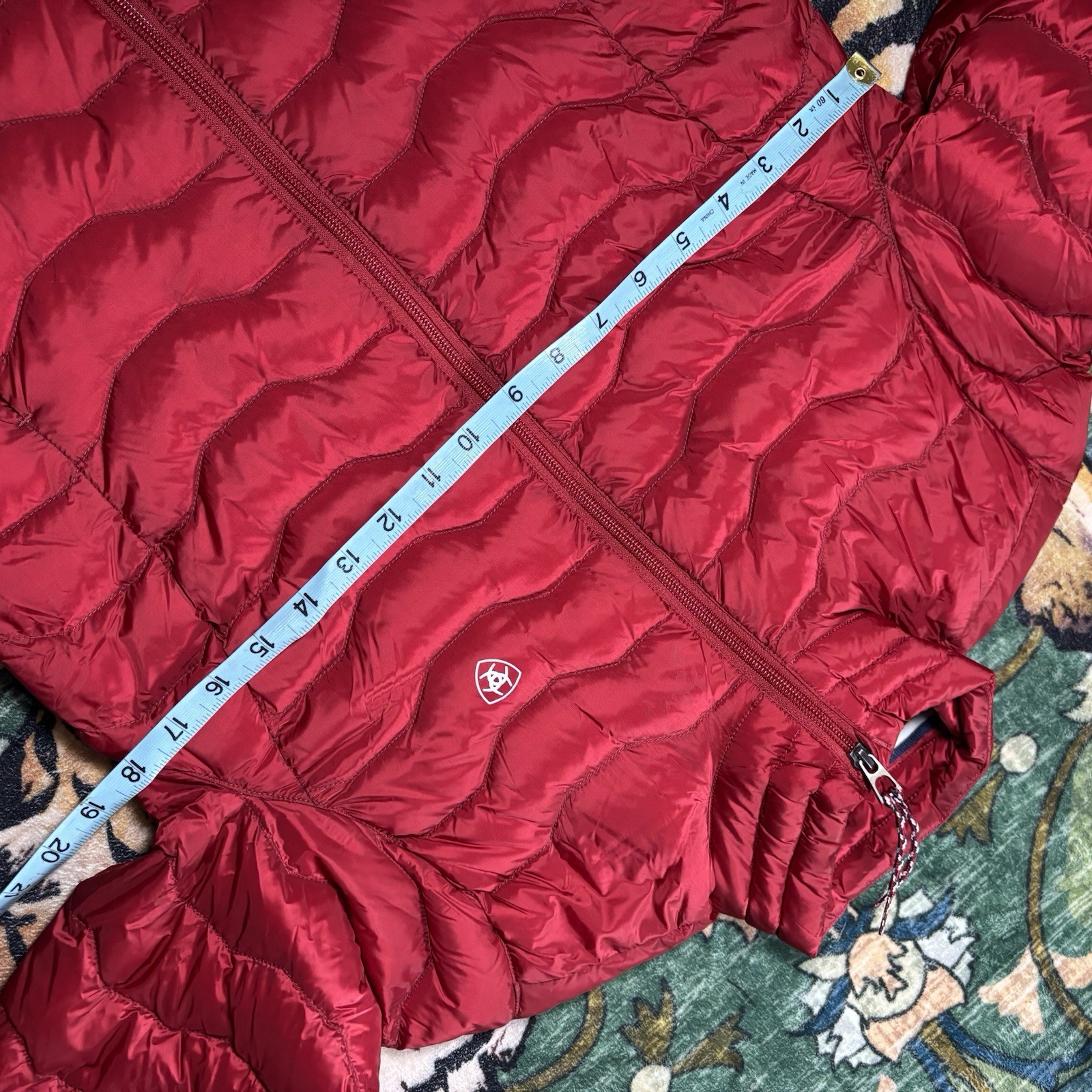 Ariat Ideal Down Puffer Jacket Packable Full Zip … - image 7