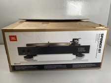 JBL Spinner BT Sem-Automatic Belt-Drive Turntable w/ Phono Preamp Black/Gold