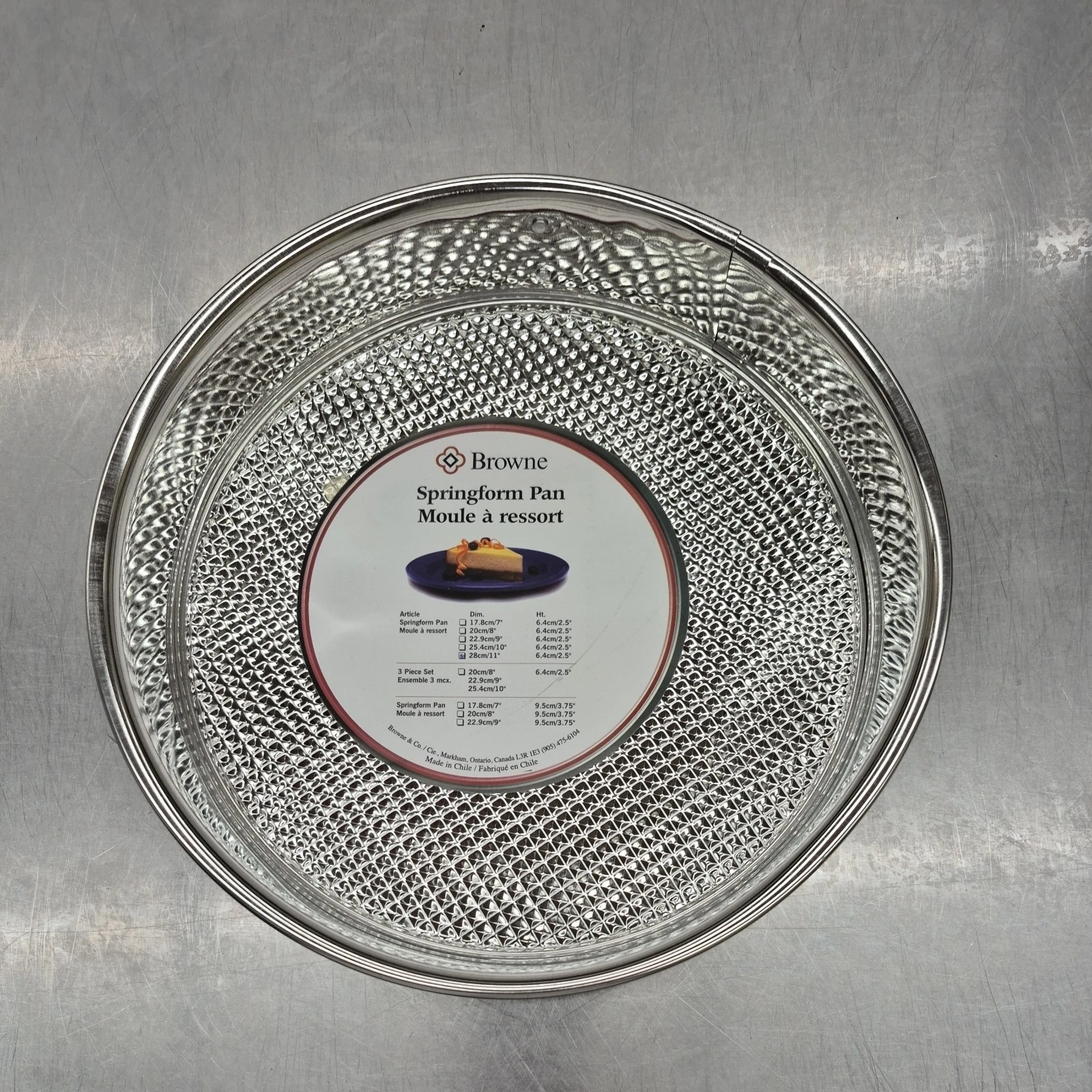 Springform Pan 11 Inch Nonstick, Cheesecake Pan with Removable Bottom Large Cake