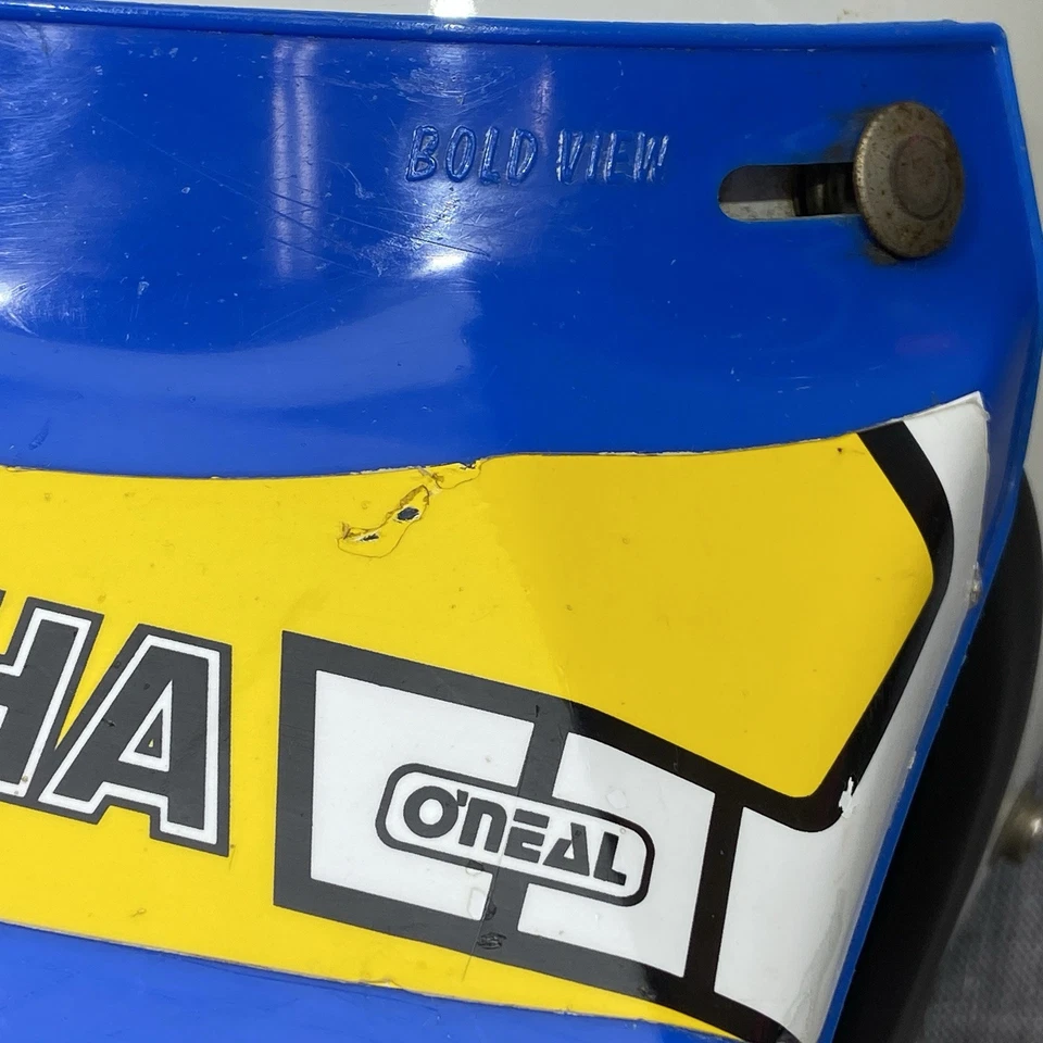 Casco vintage Bell RT 7 1/4 58 cara abierta motocicleta Yamaha Oneal años 70 mediano Foto 4 de 4