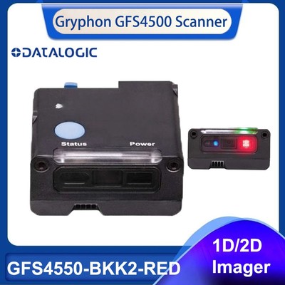 Datalogic GFS4550-BKK2-RED 1D/2D-Imager RS232-Barcode-Scanner für feste Montage